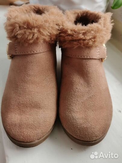 Замшевые ботинки 20-21 р