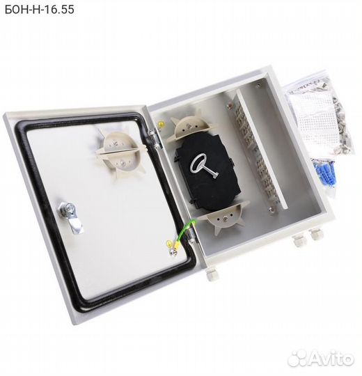 Оптический бокс настенный цмо бон до 16 портов 6U