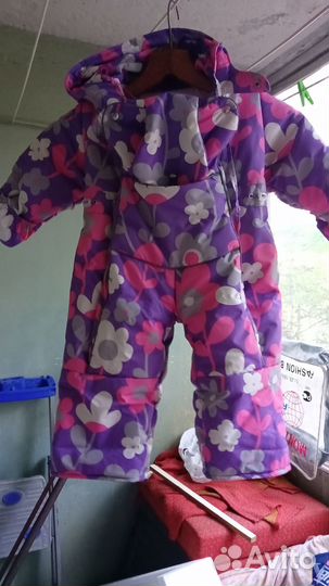 Зимний комбинезон для девочки