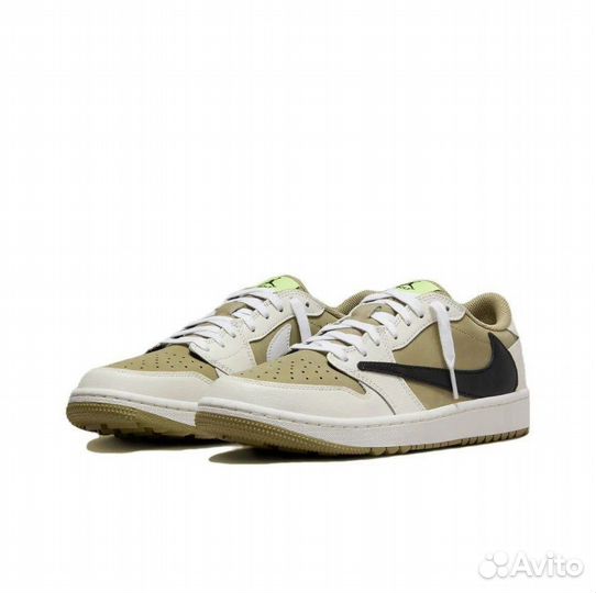 Nike Air Jordan 1 Low Golf Travis Scott Olive