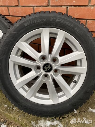 Резина зимняя с литыми дисками R16