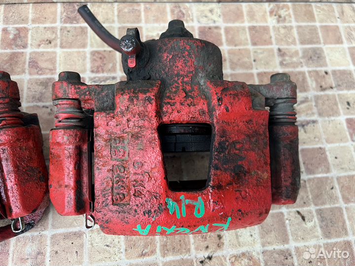 Передние суппорта на Daewoo Nexia 150