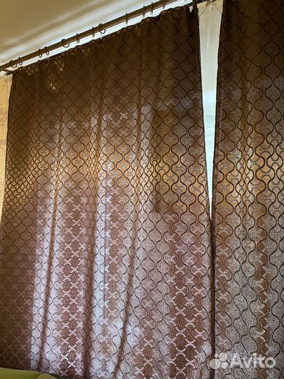 Шторы с карнизом