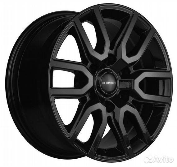 Khomen 1723 : 8x17 6*139,7 Et:25 Dia:106,1 Black