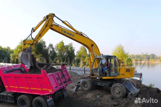 Услуги самосвала,экскаватора,бульдозера