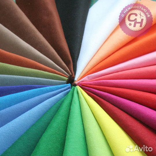 Фетр мягкий, 20*30 см 100% полиэстер, толщина 1 мм