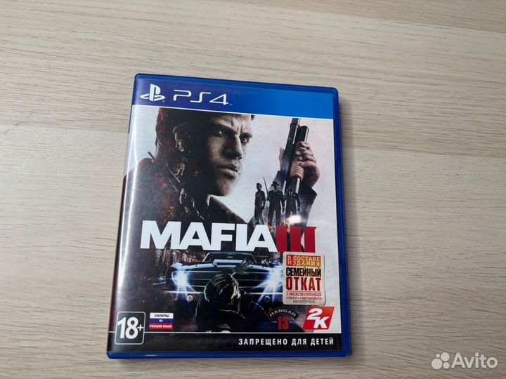 Mafia 3 ps4 диск