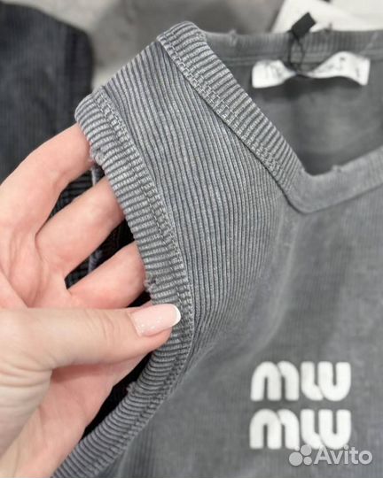Майки женские miu miu Вареньки 42-46 единый размер