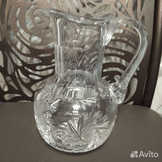 Хрустальный кувшин СССР, редкий