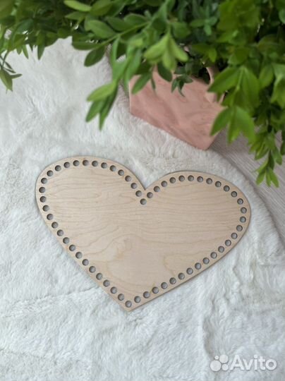 Деревянное донышко для трикотажной пряжи