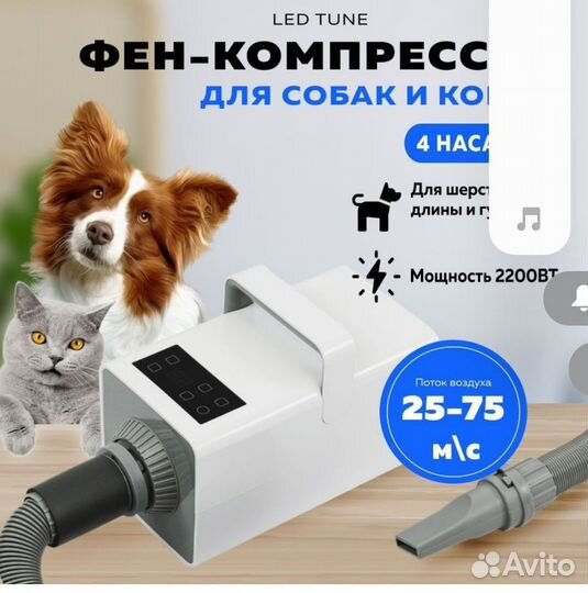 Компрессор для сушки собак