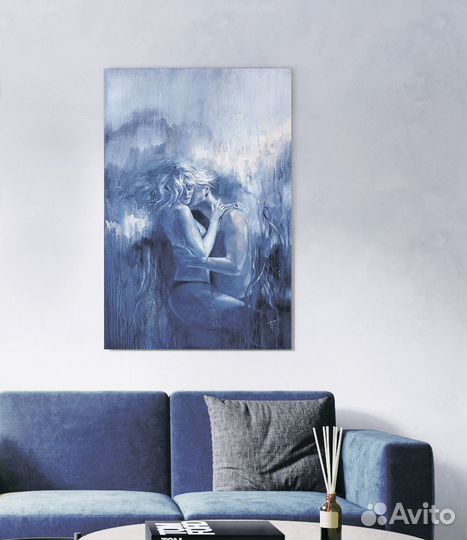 Картина маслом Страсть любовь мужчина и женщина ню