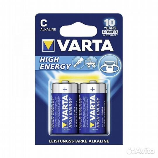 Батарейка LR14 varta 1.5V Alkaline (1 батарейка)