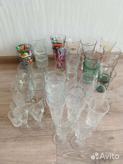 Стаканы разные