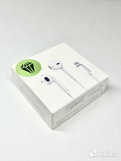 Гарнитура проводная EarPods (Lightning AAA+)