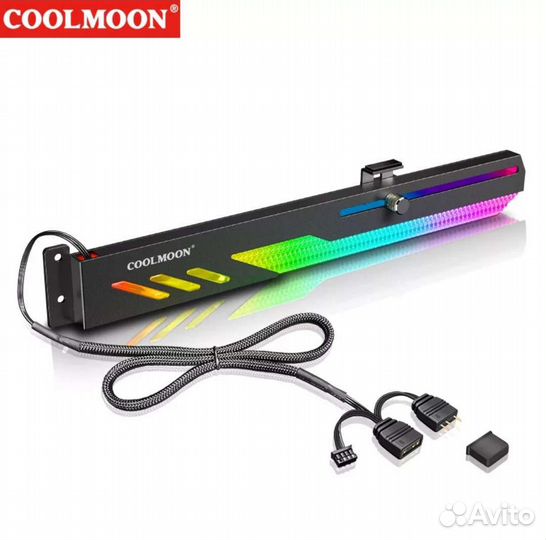 Держатель для видеокарты aRGB coolmoon кронштейн