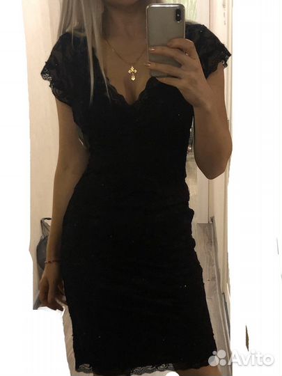 Платье с пайетками