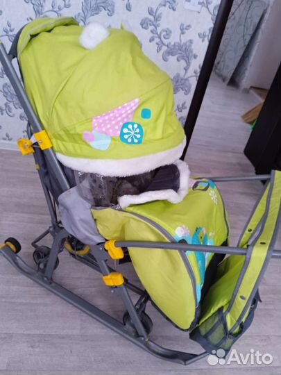 Детские санки коляска Ника Детям нд 7-2