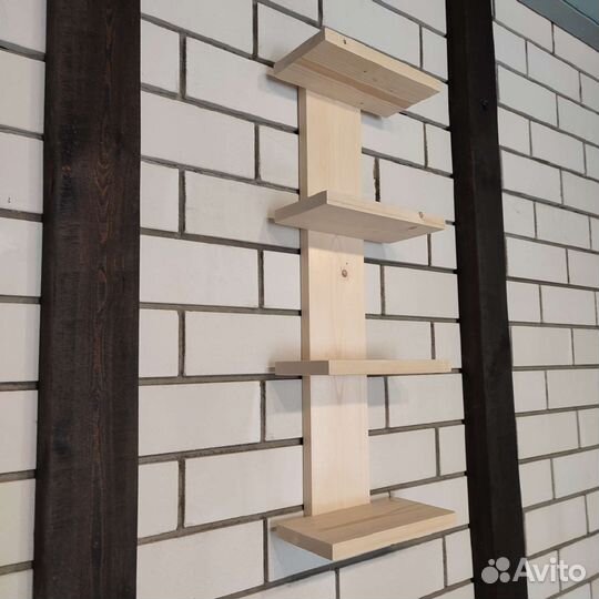 Полка настенная деревянная