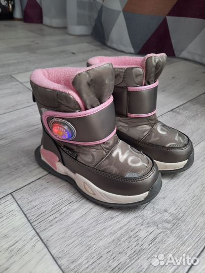 Ботинки сапожки для девочки зимние