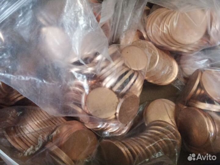 Заготовки под гравировку и чеканку сув. монет