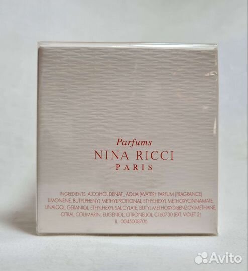 Туалетная вода Nina ricci Nina leau 30 ml