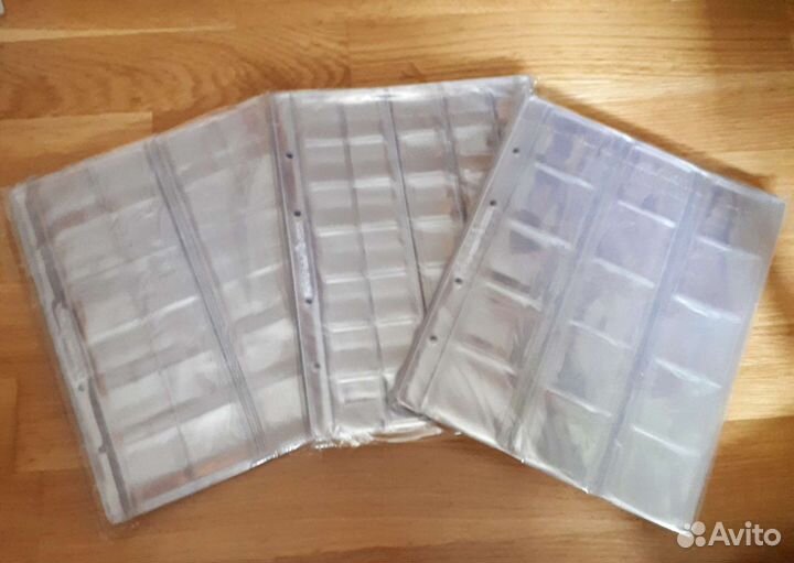 Листы для монет 