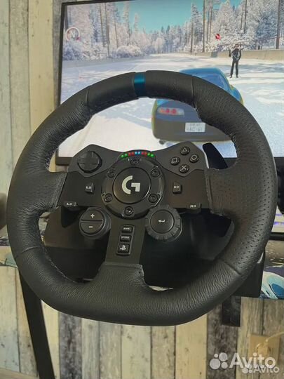 Игровой руль Logitech G923 с кпп