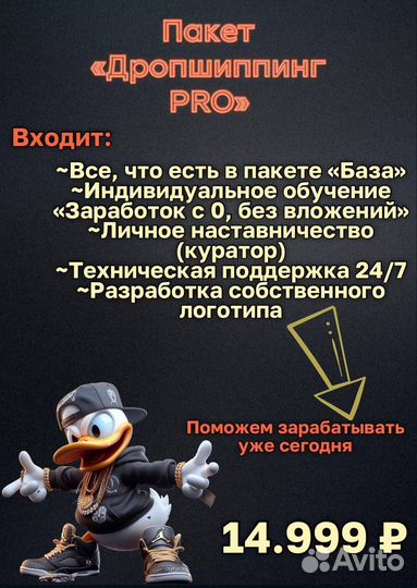 Готовый бизнес дропшиппинг