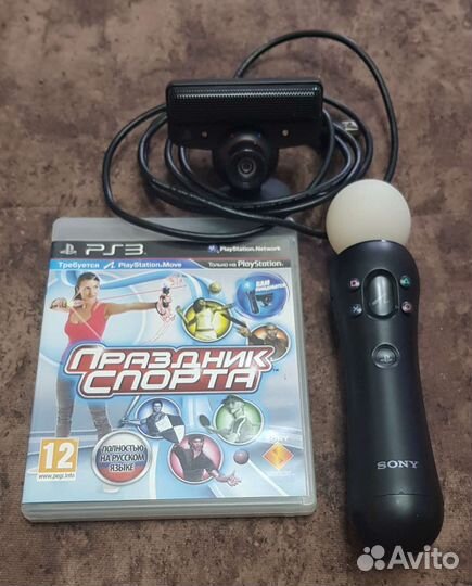 Ps3 move + камера + диск