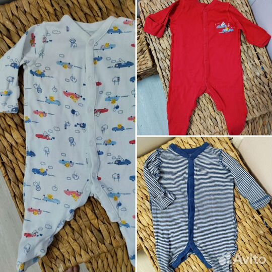 Слипы комбинезоны пакетом 56 62 68 Mothercare next