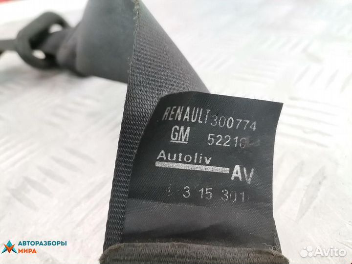 Ремень безопасности Renault Trafic 2 2003