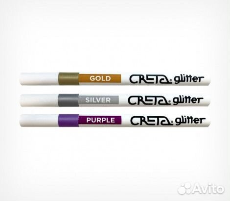 Маркер на водной основе creta glitter 2-3мм фиолет