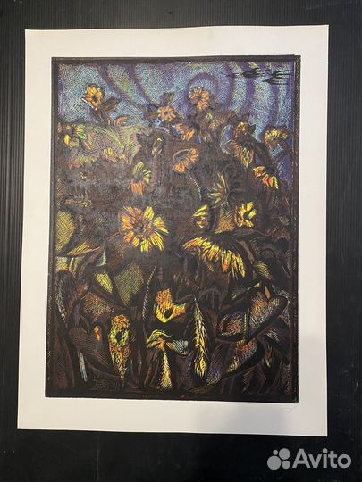 Линогравюры разные 1980-е годы