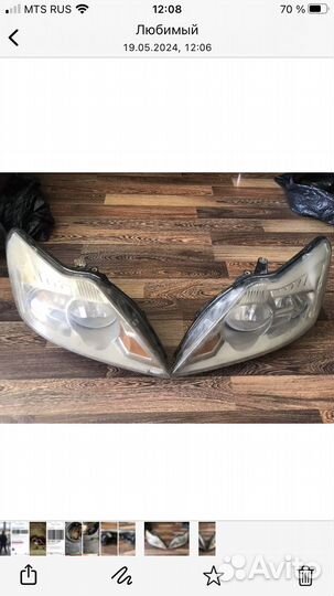 Фары ford focus 2