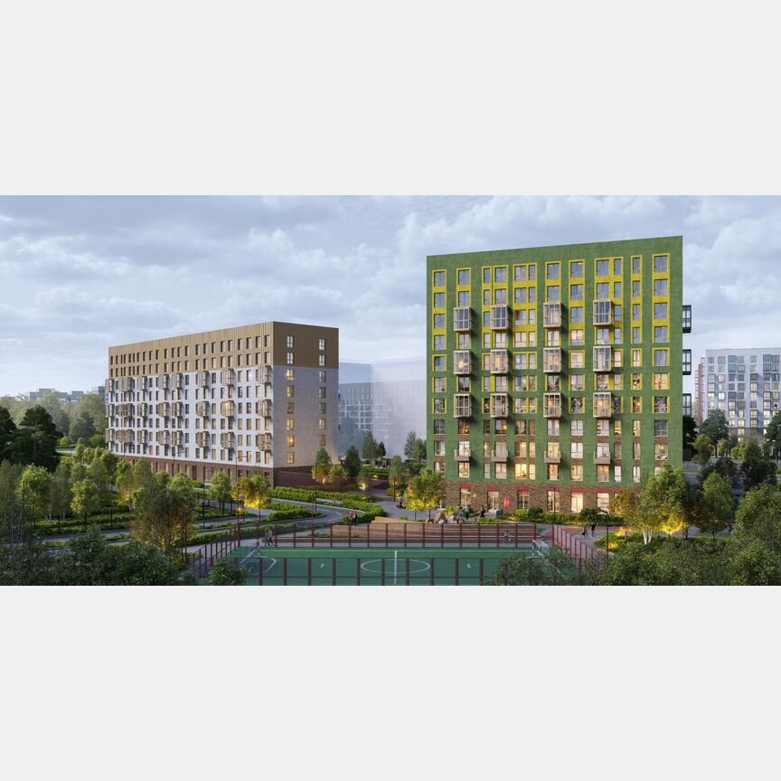 1-к. квартира, 34,1 м², 5/9 эт.