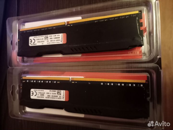 Оперативная память HyperX ddr4 16gb 2400 мегагерц