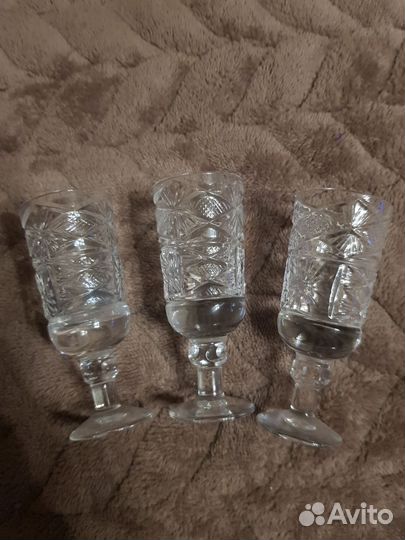 Хрустальные рюмки СССР