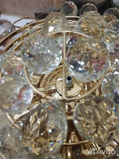 Люстра хрустальная чехословакия