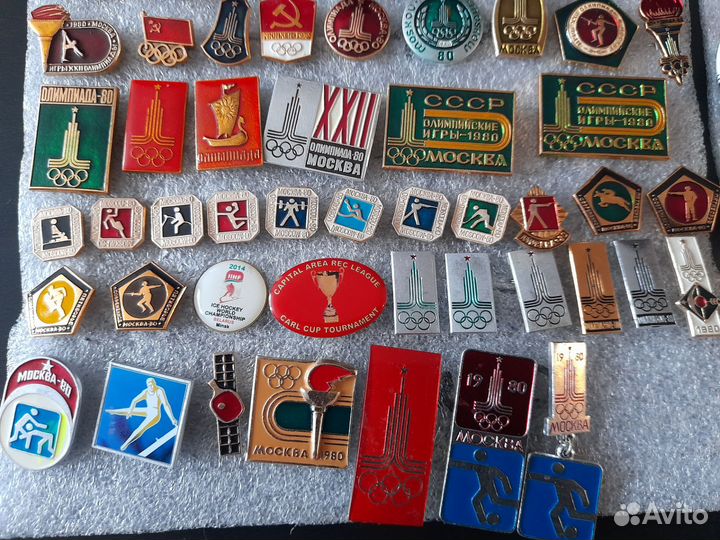 Значки СССР Олимпиада 80
