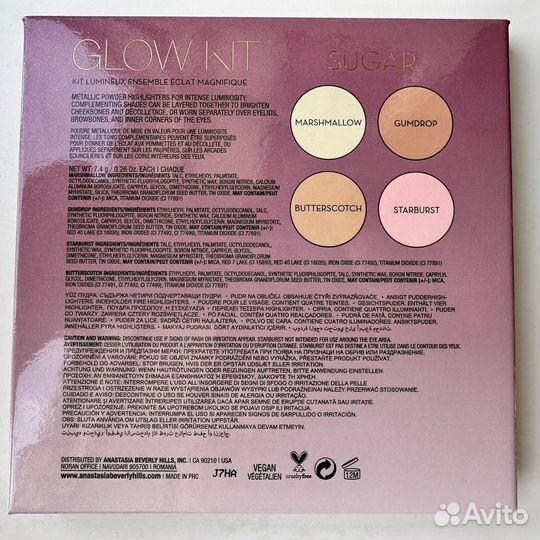 Хайлайтер Glow kit sugar sun dipped anastasia