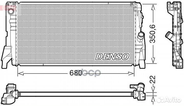 Радиатор DRM05118 Denso