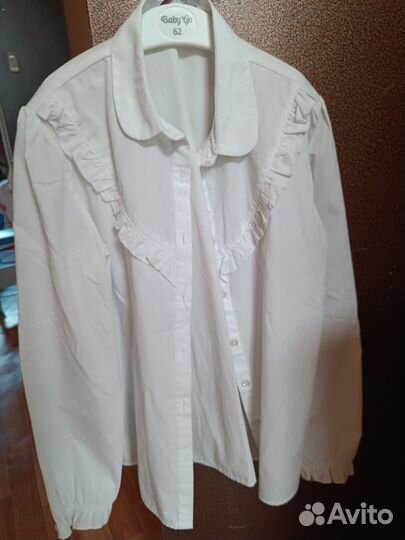 Школьные брюки рубашка и блузка 140-146