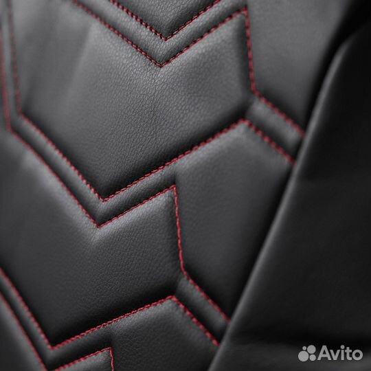 Авточехлы для Volkswagen Polo Трансформер красный