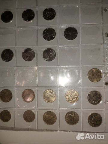 Юбилейные монеты 1 и 2-рублевые. 1999-2012