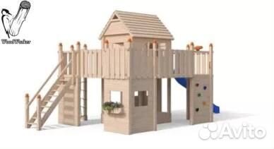 Детский игровой домик на сваях