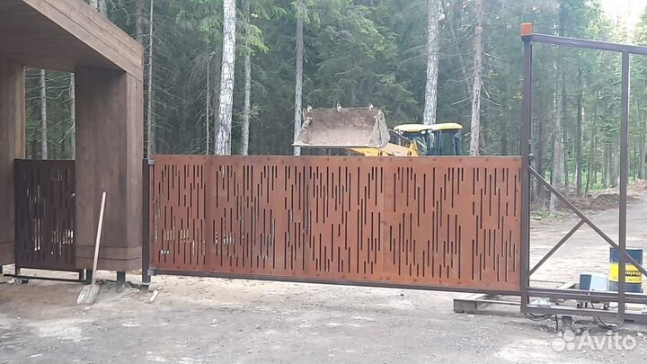 Отканые ворота от производидтеля