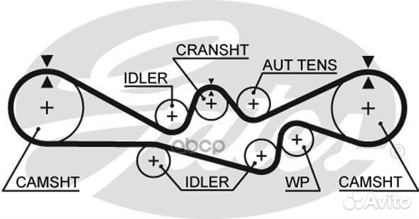 Ремень грм subaru forester SF/SG 98-05/impreza