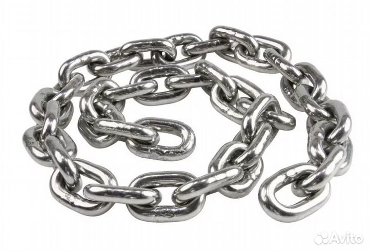 Цепь круглозвенная TOR G80 EN818-7 10х30 оцинкован