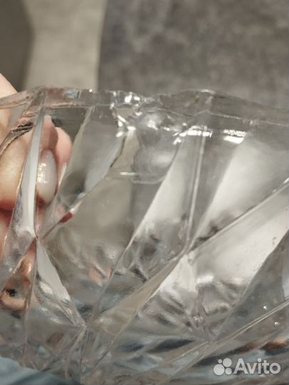 Конфетница (салатник) хрусталь 18 см